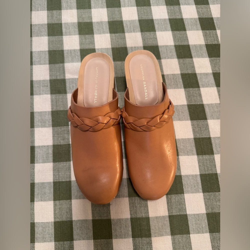 Loeffler Randall Lupa Mid Heel Leather Clog - Picture 5 of 9